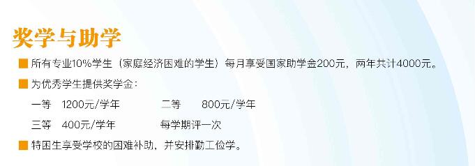 南平市武夷旅游商貿學校獎助政策