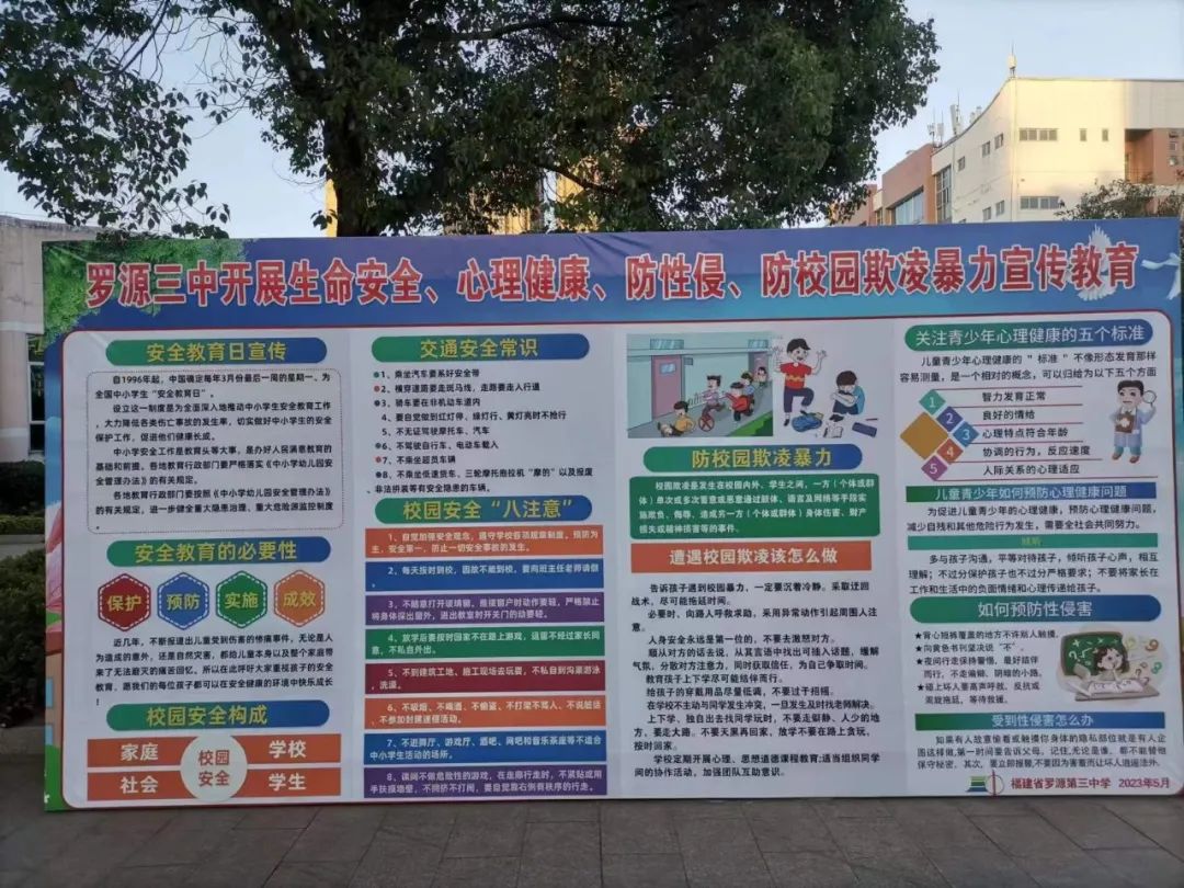 羅源縣第三中學:樂享暑假 安全相伴——羅源三中2023年暑假安全宣傳教育活動