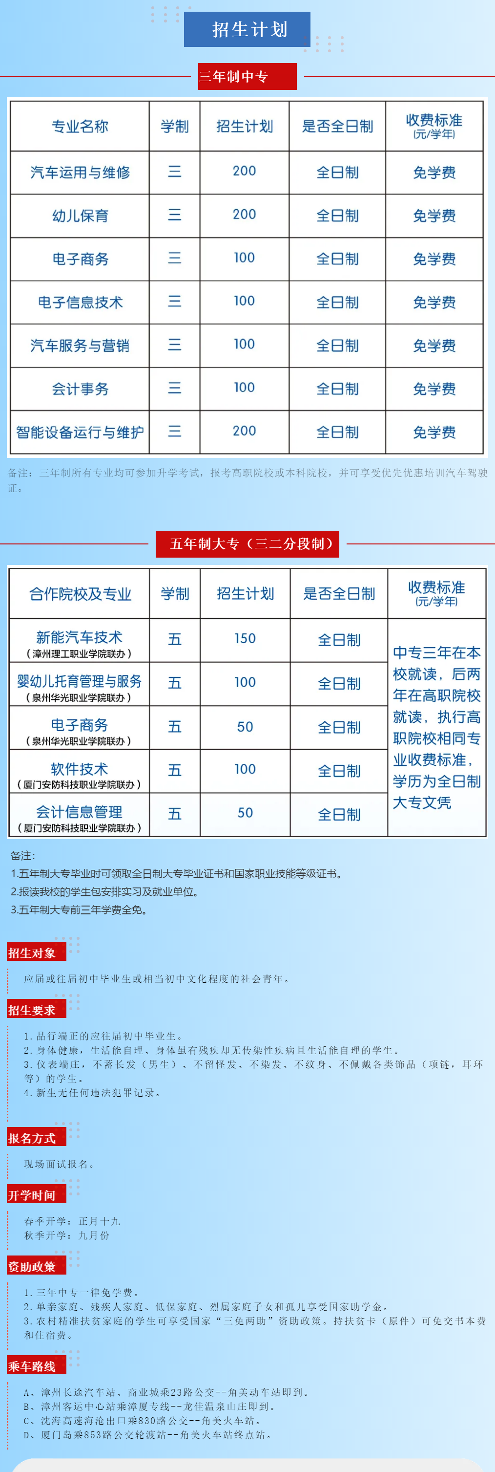漳州市交通職業技術學校